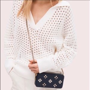 Kate Spade MARGAUX FLORAL DOUBLE ZIP MINI CROSSBOD